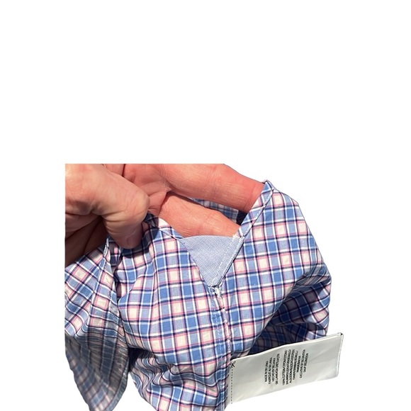 Polo Ralph Lauren 2XLT poplin plaid shirt with spread collar - Picture 8 of 10